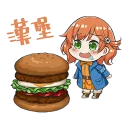 🤤 emoji 前進吧！高捷少女 第三彈 美食篇 Telegram sticker 23 of 40