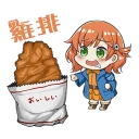 🤤 emoji 前進吧！高捷少女 第三彈 美食篇 Telegram sticker 20 of 40