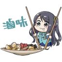 🤤 emoji 前進吧！高捷少女 第三彈 美食篇 Telegram sticker 3 of 40