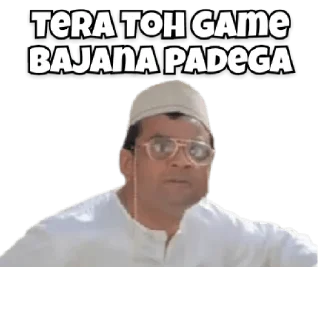 😀 emoji Babu Rao Telegram sticker 3 of 15