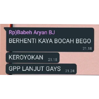 Sticker from Babeh Aryan stiker