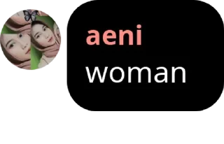 Sticker from this aeni's