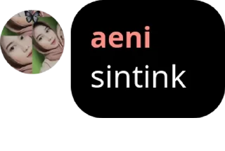 Sticker from this aeni's