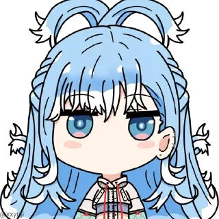 😐 emoji Kobo Kanaeru • @xxyuji • @Grup_Anime_Chat Telegram sticker 13 of 75
