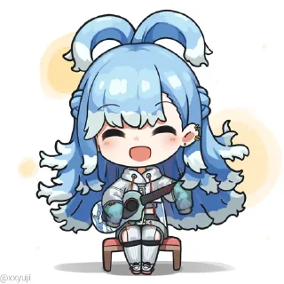 🎸 emoji Kobo Kanaeru • @xxyuji • @Grup_Anime_Chat Telegram sticker 12 of 75