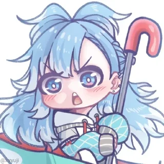 😲 emoji Kobo Kanaeru • @xxyuji • @Grup_Anime_Chat Telegram sticker 2 of 75