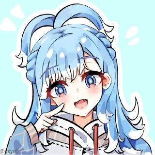 😃 emoji Kobo Kanaeru • @xxyuji • @Grup_Anime_Chat Telegram sticker 9 of 75