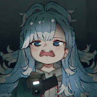 😨 emoji Kobo Kanaeru • @xxyuji • @Grup_Anime_Chat Telegram sticker 6 of 75