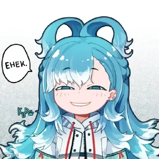 😌 emoji Kobo Kanaeru • @xxyuji • @Grup_Anime_Chat Telegram sticker 7 of 75