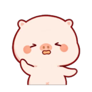 🐷 emoji PiggyMengmeng Part 1-2 (FULL) [ENG] @WSZB_Stickers Telegram sticker 6 of 48