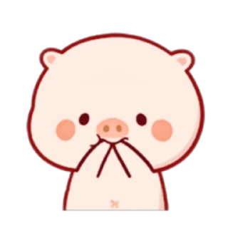 🐷 emoji PiggyMengmeng Part 1-2 (FULL) [ENG] @WSZB_Stickers Telegram sticker 5 of 48