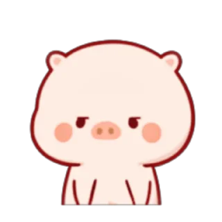 🐷 emoji PiggyMengmeng Part 1-2 (FULL) [ENG] @WSZB_Stickers Telegram sticker 10 of 48