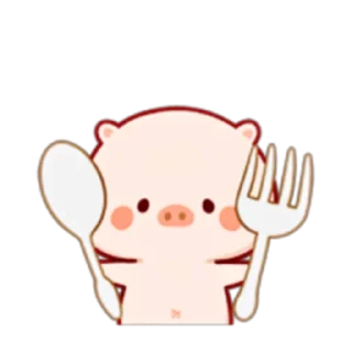 🐷 emoji PiggyMengmeng Part 1-2 (FULL) [ENG] @WSZB_Stickers Telegram sticker 24 of 48