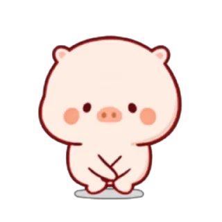 🐷 emoji PiggyMengmeng Part 1-2 (FULL) [ENG] @WSZB_Stickers Telegram sticker 2 of 48