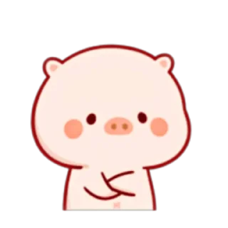 🐷 emoji PiggyMengmeng Part 1-2 (FULL) [ENG] @WSZB_Stickers Telegram sticker 17 of 48
