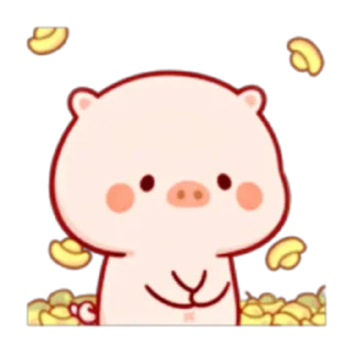 🐷 emoji PiggyMengmeng Part 1-2 (FULL) [ENG] @WSZB_Stickers Telegram sticker 13 of 48