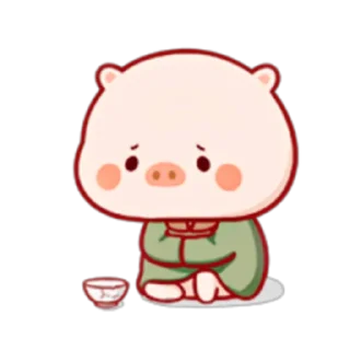 🐷 emoji PiggyMengmeng Part 1-2 (FULL) [ENG] @WSZB_Stickers Telegram sticker 16 of 48