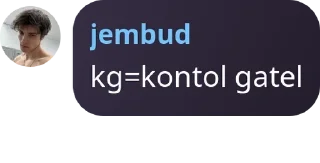 Sticker from kujoti (kumpulan jomblo setia) pack by @QuotLyBot