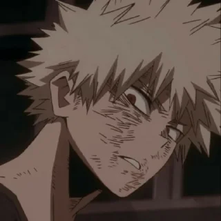 Sticker from Bakugou Katsuki / @anime_sticker_pack