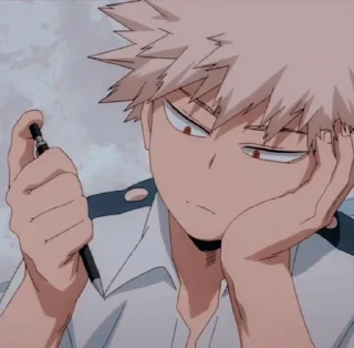 Sticker from Bakugou Katsuki / @anime_sticker_pack
