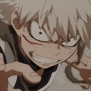 Sticker from Bakugou Katsuki / @anime_sticker_pack