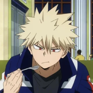 Sticker from Bakugou Katsuki / @anime_sticker_pack