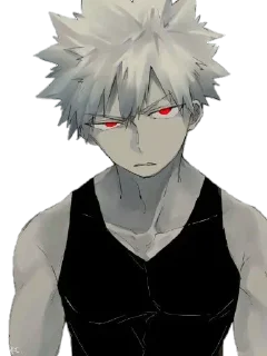 😐 emoji ᐯ.3 @AnimeTor1 ~ Bakugou Katsuki 1 Telegram sticker 2 of 120