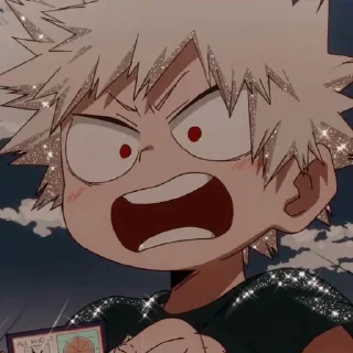 Sticker from Bakugou katsuki @auliakharie
