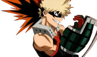 😈 emoji ᐯ.3 @AnimeTor1 ~ Bakugou Katsuki 1 Telegram sticker 18 of 120