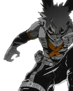 😡 emoji ᐯ.3 @AnimeTor1 ~ Bakugou Katsuki 1 Telegram sticker 4 of 120