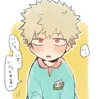 Sticker from Bakugou katsuki @auliakharie