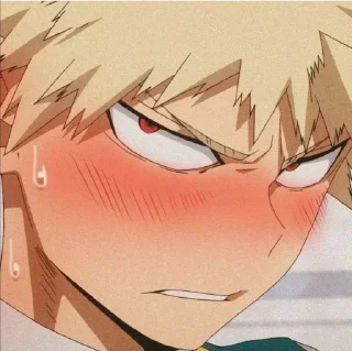 Sticker from Bakugou katsuki