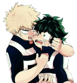 😡 emoji ᐯ.3 @AnimeTor1 ~ Bakugou Katsuki 1 Telegram sticker 6 of 120