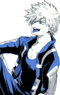 😛 emoji ᐯ.3 @AnimeTor1 ~ Bakugou Katsuki 1 Telegram sticker 20 of 120