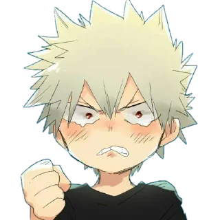 😭 emoji ᐯ.3 @AnimeTor1 ~ Bakugou Katsuki 1 Telegram sticker 7 of 120