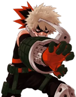😈 emoji ᐯ.3 @AnimeTor1 ~ Bakugou Katsuki 1 Telegram sticker 9 of 120