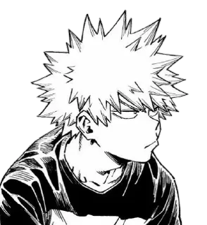 😒 emoji ᐯ.3 @AnimeTor1 ~ Bakugou Katsuki 1 Telegram sticker 23 of 120