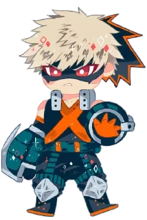😡 emoji ᐯ.3 @AnimeTor1 ~ Bakugou Katsuki 1 Telegram sticker 16 of 120
