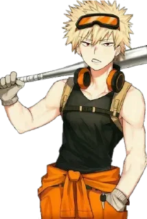 😒 emoji ᐯ.3 @AnimeTor1 ~ Bakugou Katsuki 1 Telegram sticker 1 of 120