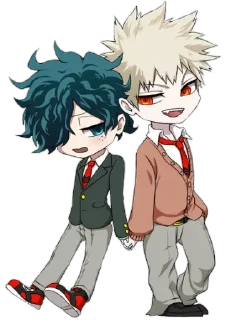 😃 emoji ᐯ.3 @AnimeTor1 ~ Bakugou Katsuki 1 Telegram sticker 24 of 120
