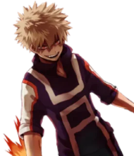 😈 emoji ᐯ.3 @AnimeTor1 ~ Bakugou Katsuki 1 Telegram sticker 5 of 120