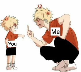 Sticker from Bakugou katsuki