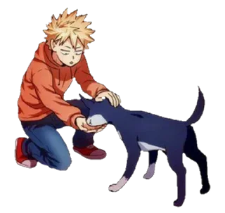 😊 emoji ᐯ.3 @AnimeTor1 ~ Bakugou Katsuki 1 Telegram sticker 22 of 120