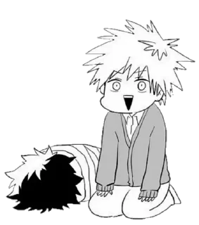 😍 emoji ᐯ.3 @AnimeTor1 ~ Bakugou Katsuki 1 Telegram sticker 12 of 120