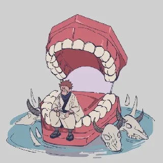 👄 emoji Sᴜᴋᴜɴᴀ 〔ZTX〕's sticker pack (@Marin_Roxbot) Telegram sticker 7 of 120