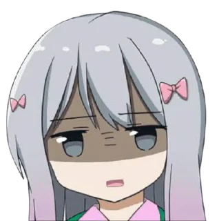 😨 emoji @animestickerchannel eromanga sensei Telegram sticker 5 of 90