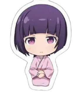 🤨 emoji @animestickerchannel eromanga sensei Telegram sticker 14 of 90