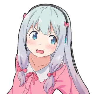 😳 emoji @animestickerchannel eromanga sensei Telegram sticker 22 of 90