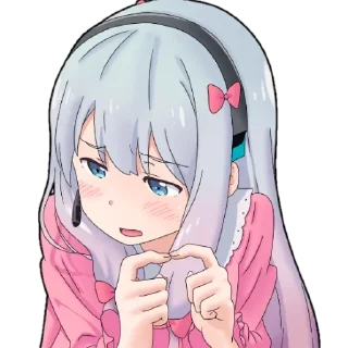 😳 emoji @animestickerchannel eromanga sensei Telegram sticker 24 of 90