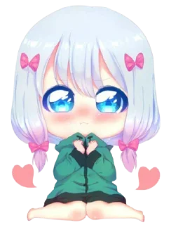 🥰 emoji @animestickerchannel eromanga sensei Telegram sticker 10 of 90